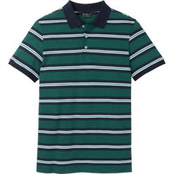 Shirt polo w paski bonprix ciemnoniebiesko-zielony w paski. Koszulki polo marki bonprix. Za 54.99 zł.