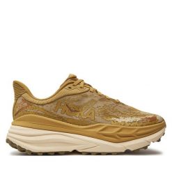 Buty do biegania Hoka. Brązowe buty do biegania HOKA, bez wzorów, bez zapięcia, do biegania. Za 599.99 zł.