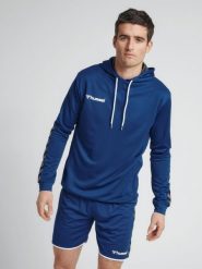 Bluza do piłki ręcznej męska Hummel hml AUTHENTIC Poly. Białe bluzy z kapturem Hummel, m, bez wzorów, z poliamidu, z kapturem. Za 99.00 zł.