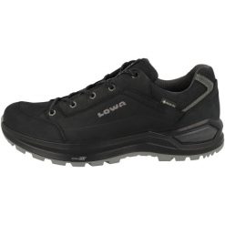 Buty trekkingowe męskie Lowa Renegade Evo Low Gtx. Czarne buty turystyczne Lowa, bez wzorów, z materiału, bez zapięcia, trekkingowe. Za 1,196.00 zł.