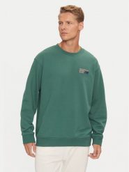 New Balance Bluza Athletics Premium Logo MT41547NUS Zielony Relaxed Fit. Zielone bluzy New Balance, l, bez wzorów, z bawełny, bez kaptura. Za 209.99 zł.
