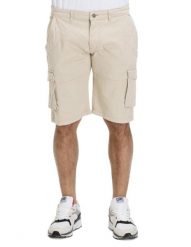Męskie szorty bojówki w kolorze Earth Tones. Brązowe joggery i bojówki LEONE 1947 APPAREL, l, bez wzorów, z bawełny, sportowe. Za 84.16 zł.