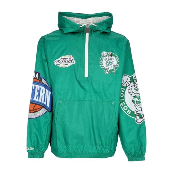 Kurtka wodoodporna Boston Celtics Team OG 2.0. Zielone kurtki Mitchell & Ness, m, bez wzorów, z nylonu, bez kaptura. Za 518.00 zł.