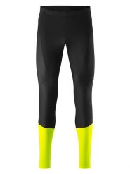 Gonso Softshellowe legginsy kolarskie w kolorze czarno-żółtym rozmiar: M. Czarne legginsy długie sportowe Gonso, m, bez wzorów, rowerowe. Za 273.45 zł.