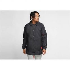 Kurtka uniwersalna męska Nike Kyrie Protect. Czarne kurtki Nike, m, bez wzorów, z syntetyku, bez kaptura. Za 599.00 zł.