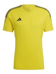 Adidas Koszulka sportowa "Tiro 23" w kolorze żółtym rozmiar: L. Żółte t-shirty sportowe Adidas, bez wzorów, bez ramiączek, outdoorowe. Za 61.60 zł.