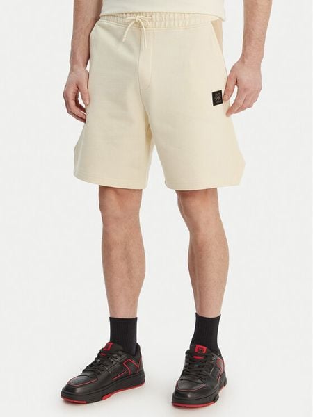 HUGO Szorty materiałowe Despen_RB 50559712 Écru Relaxed Fit. Szorty Hugo, m, bez wzorów, z bawełny. Za 379.99 zł.