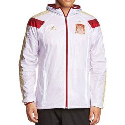Adidas Kurtka męska Spain Football Soccer Anthem Hooded biała r. XS. Kurtki marki Adidas. Za 149.00 zł.