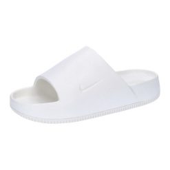 Klapki męskie Nike Calm Slide. Brązowe klapki Nike, z jeansu. Za 399.00 zł.