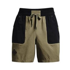 Spodenki Under Armour Terrain Woven Męskie. Zielone krótkie spodenki sportowe Under Armour, m, bez wzorów, z materiału. Za 259.25 zł.