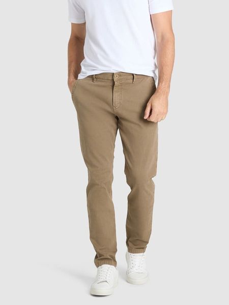 MAC Spodnie chino "Lenny" w kolorze oliwkowym rozmiar: W32/L32. Zielone eleganckie spodnie MAC, l. Za 220.12 zł.