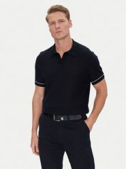 BOSS Polo H-Jianluca 50537654 Granatowy Regular Fit. Niebieskie koszulki polo Boss, m, bez wzorów, z bawełny, bez kołnierzyka, bez ramiączek. Za 419.99 zł.