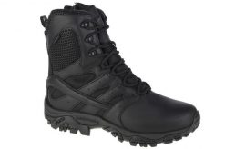 Buty trekkingowe męskie Merrell Moab 2 8 Response WP. Czarne buty turystyczne Merrell, bez wzorów, z materiału, za kostkę, bez zapięcia, trekkingowe. Za 539.99 zł.