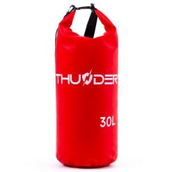Worek wodoodporny, wodoszczelny, torba na kajak, plecak turystyczny SUP 30L. Czerwone torby na ramię THUNDER, bez wzorów, z materiału, na ramię, bez dodatków. Za 50.00 zł.