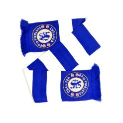 Szalik Chelsea Londyn - pasiak - licencjonowany. Niebieskie szaliki CHELSEA, bez wzorów. Za 119.90 zł.