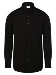 Calvin Klein Koszula Mężczyźni Slim Fit Bawełna czarny, 39. Czarne koszule CALVIN KLEIN, m, bez wzorów, z bawełny, bez kołnierzyka, bez ramiączek. Za 359.95 zł.