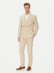 BOSS Garnitur C-Huge-2Pcs-Db-252 50540783 Écru Slim Fit. Garnitury Boss, m, bez wzorów, z bawełny. Za 2,639.00 zł.