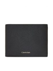 Calvin Klein Portfel męski Epi Ck Trifold 10Cc W/Coin K50K512863 Czarny. Czarne portfele CALVIN KLEIN, bez wzorów, ze skóry. Za 279.99 zł.