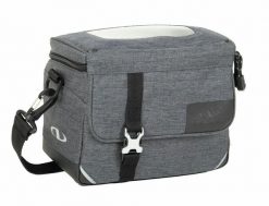 Torba na kierownicę Glenbar. Szare torby na ramię NORCO, z aplikacjami, z materiału, na ramię, bez dodatków. Za 369.90 zł.