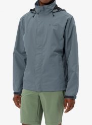 Kurtka przeciwdeszczowa męska Vaude Escape Light Jacket. Niebieskie kurtki Vaude, m, bez wzorów, bez kaptura. Za 539.20 zł.