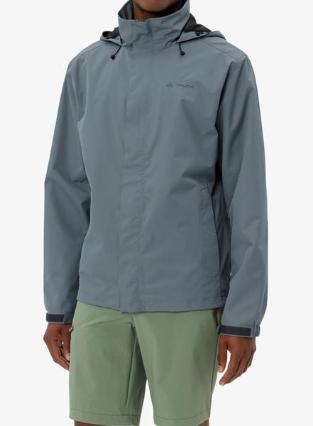 Kurtka przeciwdeszczowa męska Vaude Escape Light Jacket. Niebieskie kurtki Vaude, m, bez wzorów, bez kaptura. Za 539.20 zł.