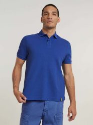 G-Star Koszulka polo w kolorze niebieskim rozmiar: XL. Niebieskie koszulki polo G-Star, xl, bez wzorów, z bawełny, bez kołnierzyka, bez ramiączek. Za 154.07 zł.