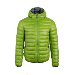 Kurtka puchowa męska BERGSON Berge1. Zielone kurtki Bergson, m, bez wzorów, z puchu, bez kaptura. W wyprzedaży za 559.00 zł.