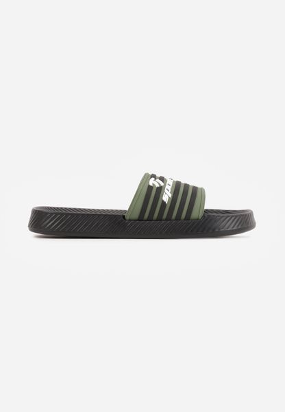 Zielone Klapki Sportowe z Piankowego Materiału Thesedice. Zielone klapki Born2be, z dresówki. Za 29.99 zł.