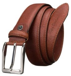 Pasek skórzany Pierre Cardin 9025 koniakowy. Brązowe paski Pierre Cardin, bez wzorów, z jeansu, klasyczne. Za 97.99 zł.