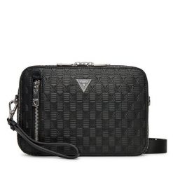 Saszetka nerka Guess. Czarne saszetki i nerki Guess, z aplikacjami. Za 419.99 zł.