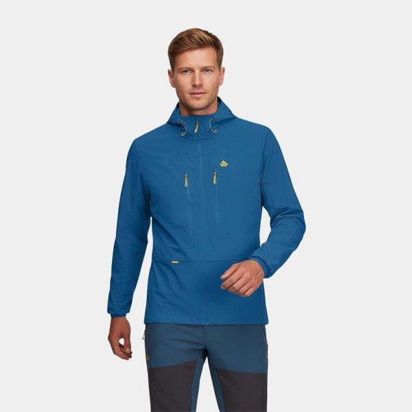 Kurtka męska softshell Alpinus Pourri. Niebieskie kurtki Alpinus, na lato, m, bez wzorów, z softshellu, bez kaptura. Za 299.00 zł.