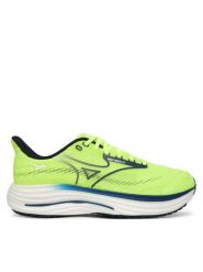 Mizuno Buty do biegania Wave Rider 29 J1GC2503 51 Zielony. Zielone buty do biegania Mizuno, bez wzorów, z materiału, bez zapięcia, do biegania. Za 689.99 zł.