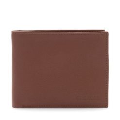 Portfel GINO ROSSI. Brązowe portfele Gino Rossi, bez wzorów. Za 129.99 zł.