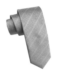 Elegancki i Modny Męski Krawat - Angelo di Monti - Kolor Stalowy. Szare krawaty i muchy Angelo di Monti, bez wzorów, z tkaniny. Za 45.00 zł.