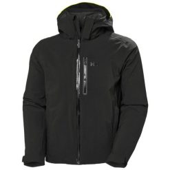 Kurtka narciarska Helly Hansen Swift Stretch. Czarne kurtki narciarskie i snowboardowe Helly Hansen, m, bez wzorów, narciarskie. W wyprzedaży za 1,375.00 zł.