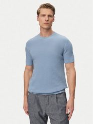 JOOP! Jeans Sweter Sandero 30101597 Niebieski Regular Fit. Niebieskie swetry rozpinane JOOP! Jeans, m, bez wzorów, z bawełny, bez kołnierzyka, bez ramiączek. Za 419.99 zł.