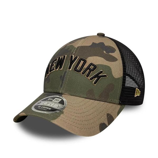 Czapka trucker New York Yankees New Era 9Forty Wordmark. Zielone czapki z daszkiem New Era, bez wzorów, z bawełny. Za 186.50 zł.