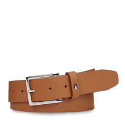 Pasek Męski Tommy Hilfiger. Brązowe paski Tommy Hilfiger, bez wzorów. Za 189.99 zł.