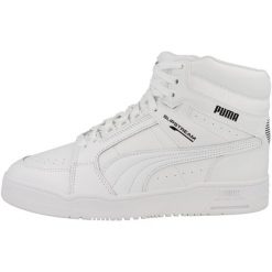Buty do chodzenia męskie Puma Slipstream Mid. Białe buty sportowe casual Puma, bez wzorów, z materiału, bez zapięcia. Za 473.00 zł.