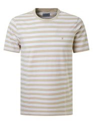 Pierre Cardin Koszulka w kolorze beżowo-białym rozmiar: XXL. Brązowe bezrękawniki Pierre Cardin, xxl, bez wzorów, z bawełny, bez kołnierzyka, bez ramiączek. Za 79.95 zł.