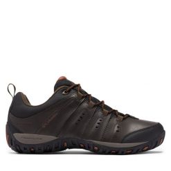 Trekkingi Columbia. Brązowe buty trekkingowe Columbia, bez wzorów, bez zapięcia. Za 319.99 zł.