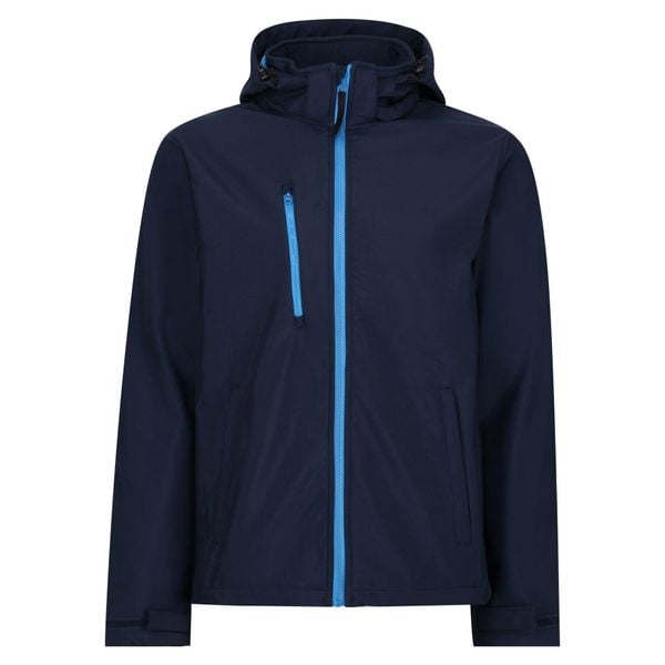 Męski Softshell Z Kapturem Venturer. Niebieskie kurtki softshell Regatta, m, bez wzorów, z softshellu, z kapturem. Za 254.99 zł.