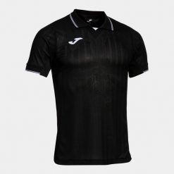 Koszulka sportowa męska Joma Fit One. Czarne t-shirty sportowe Joma, bez wzorów, z poliesteru, bez ramiączek, do piłki nożnej. Za 246.00 zł.