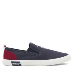Tenisówki Beverly Hills Polo Club. Niebieskie trampki Beverly Hills Polo Club, m, bez wzorów, bez zapięcia. Za 129.99 zł.