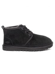 Ugg Trzewiki M Neumel 3236 Czarny. Czarne botki sznurowane UGG, bez wzorów, bez obcasa, bez zapięcia. Za 729.99 zł.