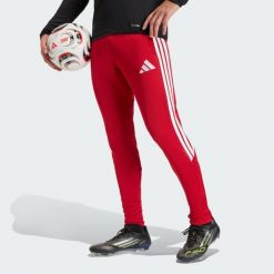 Spodnie treningowe Tiro26 League Regular. Białe spodnie treningowe długie Adidas, bez wzorów, z dresówki. Za 219.00 zł.
