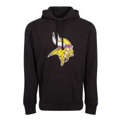 Bluza z kapturem Minnesota Vikings NFL. Czarne bluzy New Era, m, bez wzorów, z kapturem. W wyprzedaży za 246.00 zł.