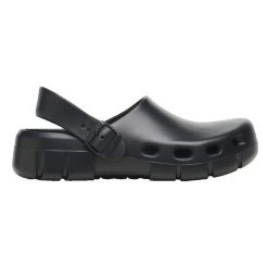 Sandały Birkenstock Birki Flow EVA czarne. Czarne sandały Birkenstock, z materiału, bez zapięcia. Za 366.95 zł.