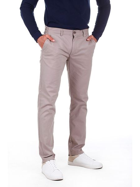 The Time of Bocha Spodnie chino w kolorze szarobrązowym rozmiar: 56. Brązowe eleganckie spodnie The Time of Bocha. Za 80.89 zł.