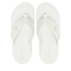 Japonki Calvin Klein Jeans. Białe japonki Calvin Klein Jeans, bez wzorów, z jeansu. Za 129.99 zł.